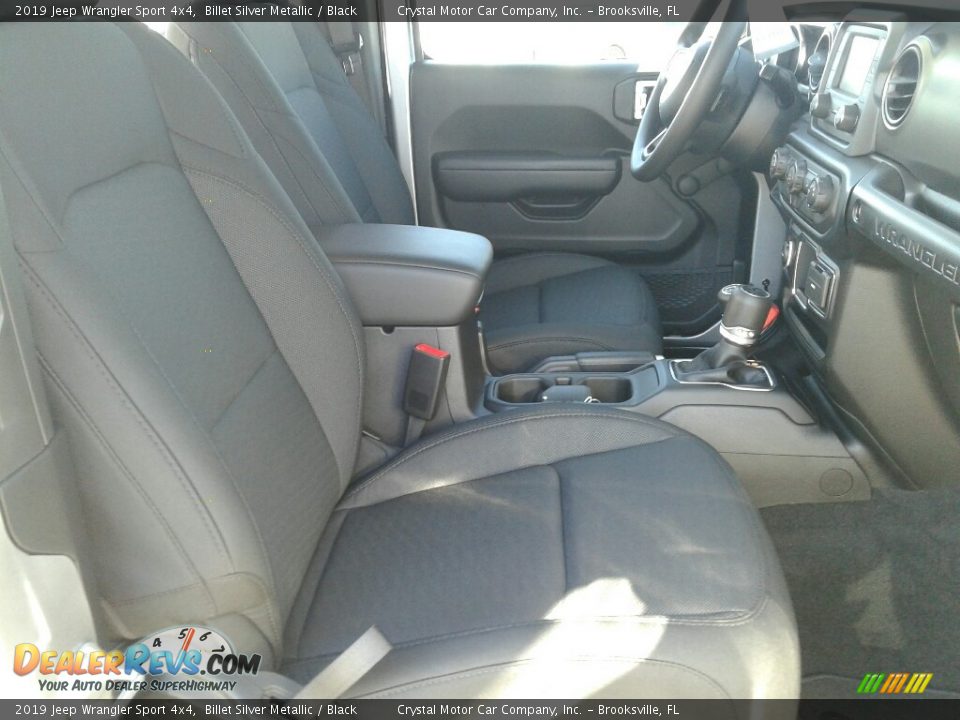 2019 Jeep Wrangler Sport 4x4 Billet Silver Metallic / Black Photo #12