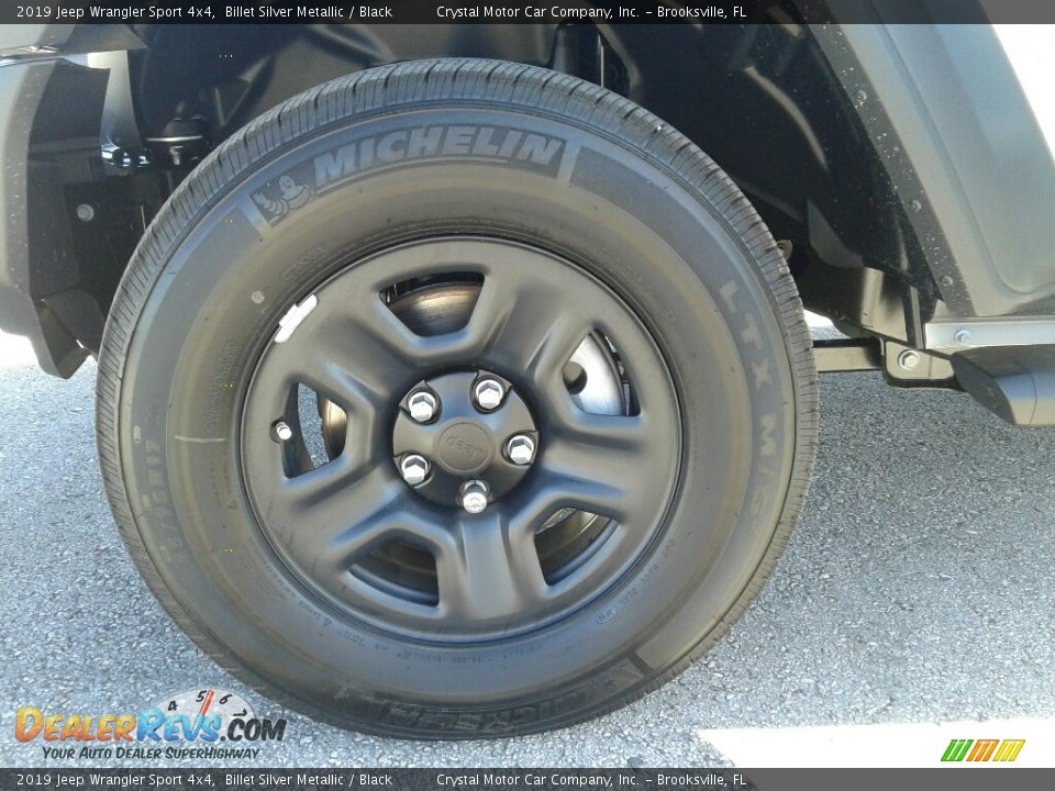 2019 Jeep Wrangler Sport 4x4 Billet Silver Metallic / Black Photo #20