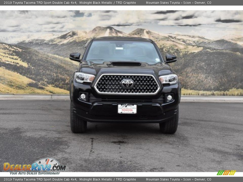 2019 Toyota Tacoma TRD Sport Double Cab 4x4 Midnight Black Metallic / TRD Graphite Photo #2