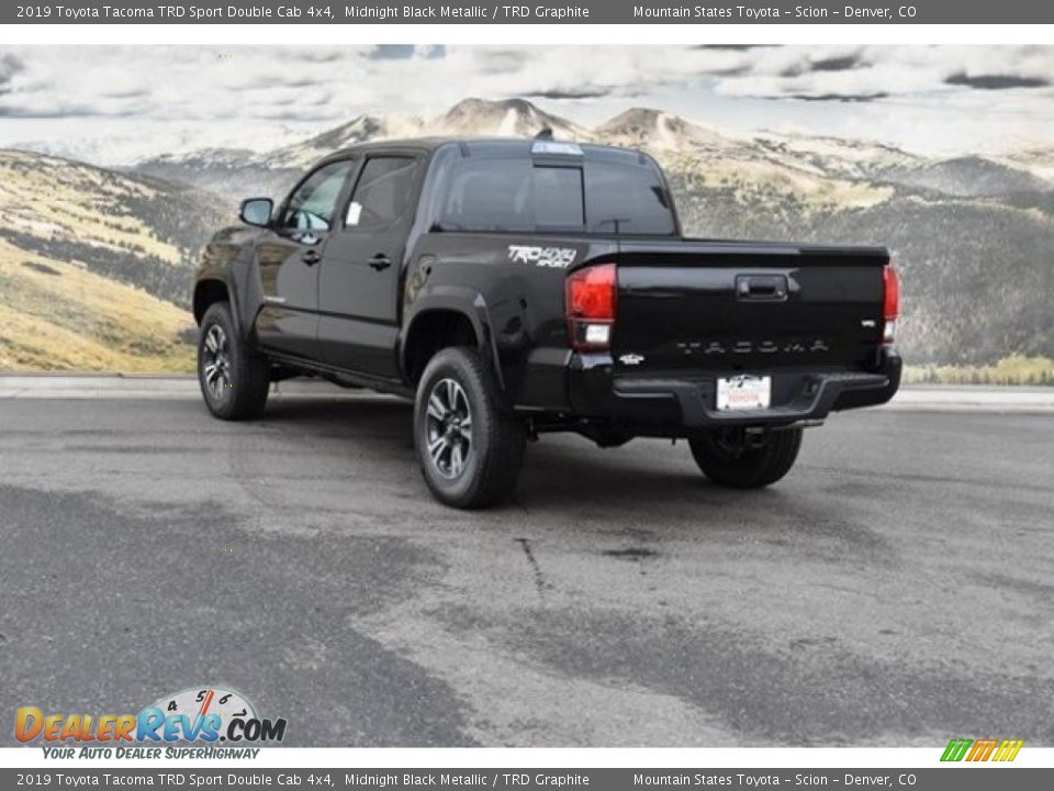 2019 Toyota Tacoma TRD Sport Double Cab 4x4 Midnight Black Metallic / TRD Graphite Photo #3