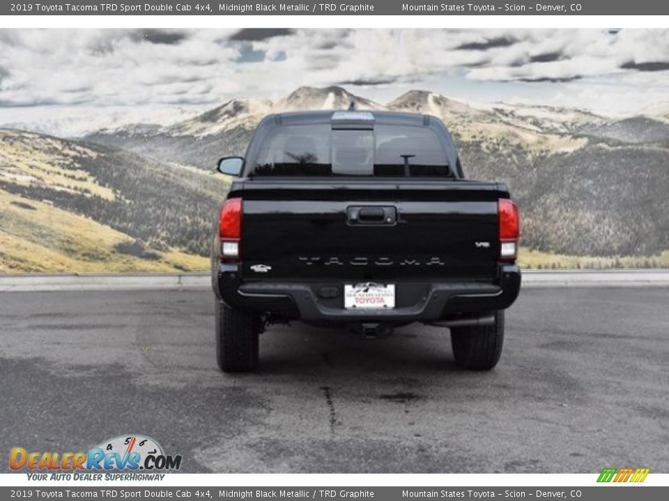 2019 Toyota Tacoma TRD Sport Double Cab 4x4 Midnight Black Metallic / TRD Graphite Photo #4