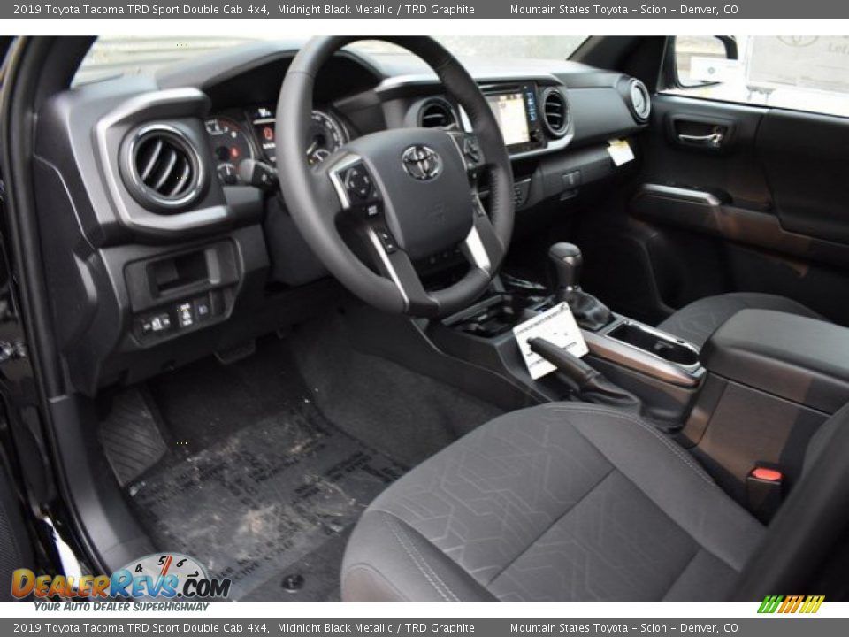 2019 Toyota Tacoma TRD Sport Double Cab 4x4 Midnight Black Metallic / TRD Graphite Photo #5