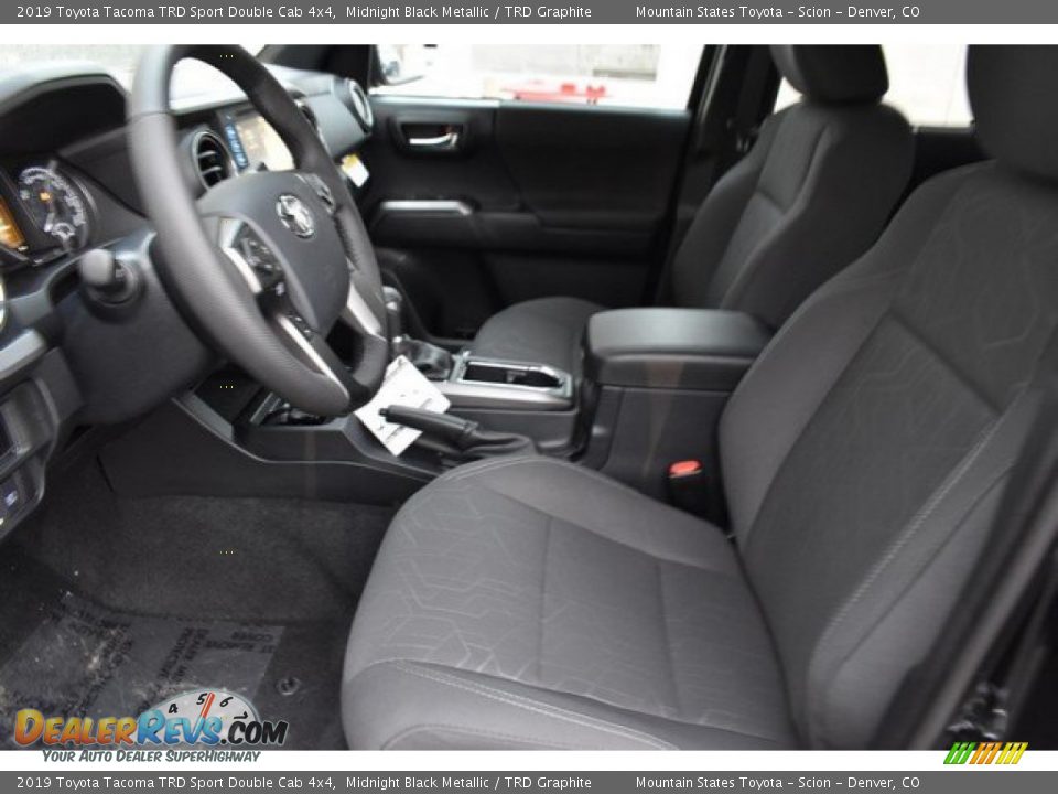 2019 Toyota Tacoma TRD Sport Double Cab 4x4 Midnight Black Metallic / TRD Graphite Photo #6