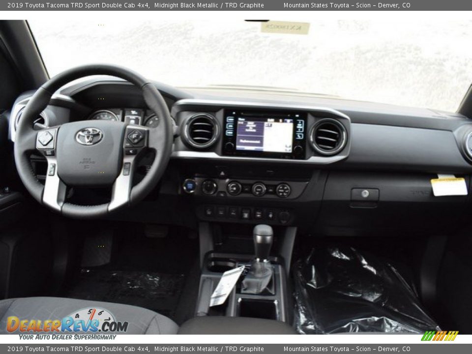 2019 Toyota Tacoma TRD Sport Double Cab 4x4 Midnight Black Metallic / TRD Graphite Photo #8