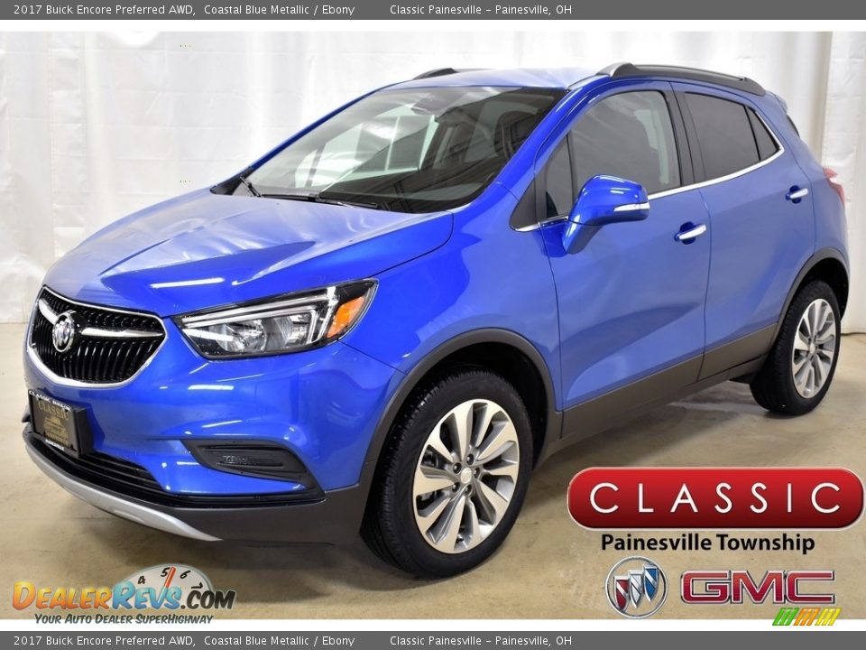 2017 Buick Encore Preferred AWD Coastal Blue Metallic / Ebony Photo #1