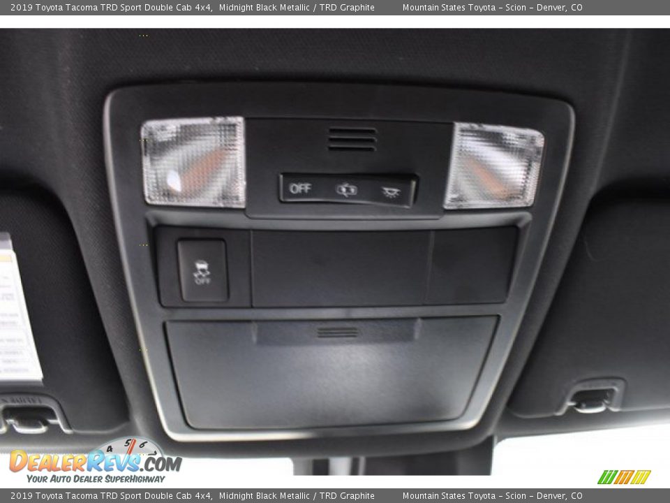 2019 Toyota Tacoma TRD Sport Double Cab 4x4 Midnight Black Metallic / TRD Graphite Photo #9