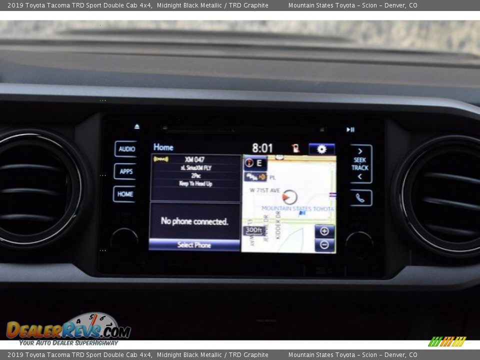 2019 Toyota Tacoma TRD Sport Double Cab 4x4 Midnight Black Metallic / TRD Graphite Photo #10