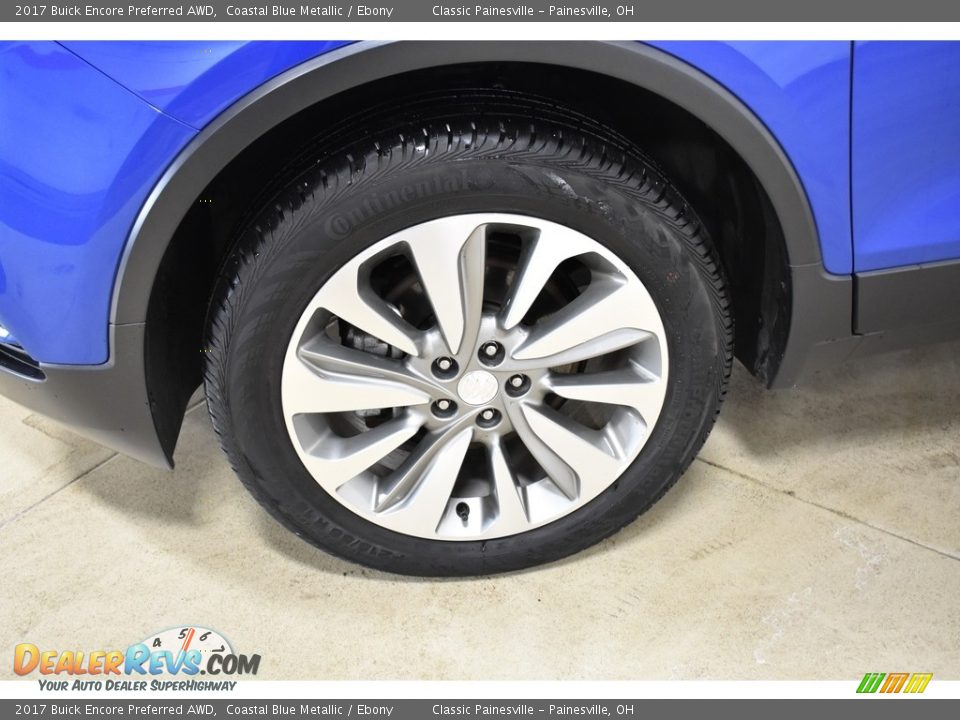 2017 Buick Encore Preferred AWD Coastal Blue Metallic / Ebony Photo #5