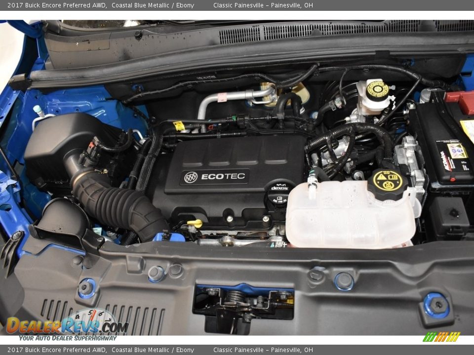 2017 Buick Encore Preferred AWD Coastal Blue Metallic / Ebony Photo #6