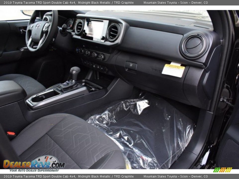 2019 Toyota Tacoma TRD Sport Double Cab 4x4 Midnight Black Metallic / TRD Graphite Photo #11