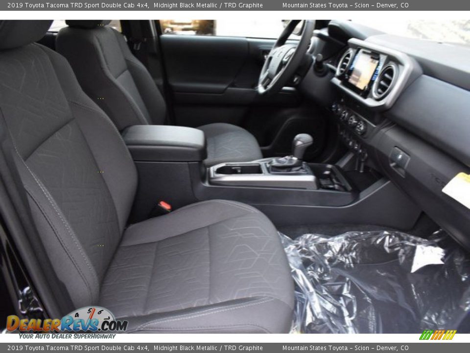 2019 Toyota Tacoma TRD Sport Double Cab 4x4 Midnight Black Metallic / TRD Graphite Photo #12