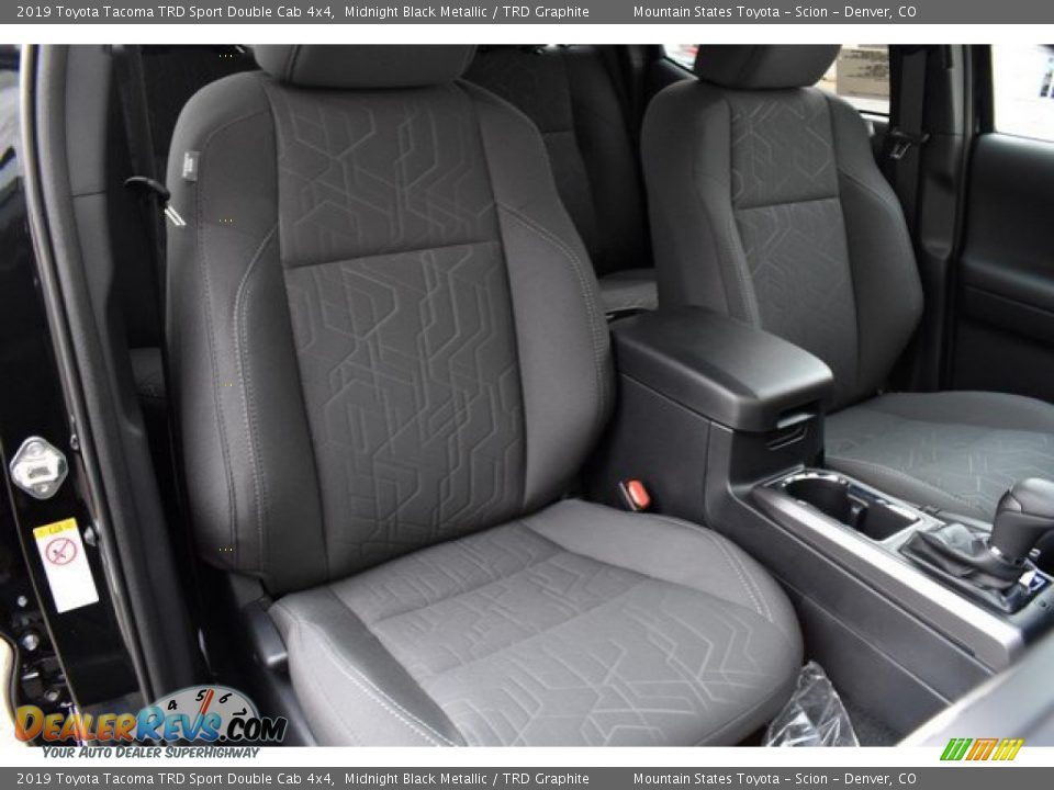 2019 Toyota Tacoma TRD Sport Double Cab 4x4 Midnight Black Metallic / TRD Graphite Photo #13