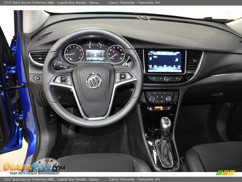 2017 Buick Encore Preferred AWD Coastal Blue Metallic / Ebony Photo #12