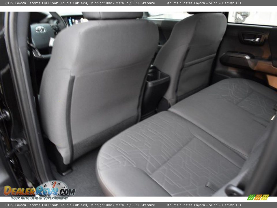2019 Toyota Tacoma TRD Sport Double Cab 4x4 Midnight Black Metallic / TRD Graphite Photo #14