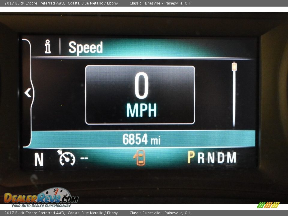 2017 Buick Encore Preferred AWD Coastal Blue Metallic / Ebony Photo #15