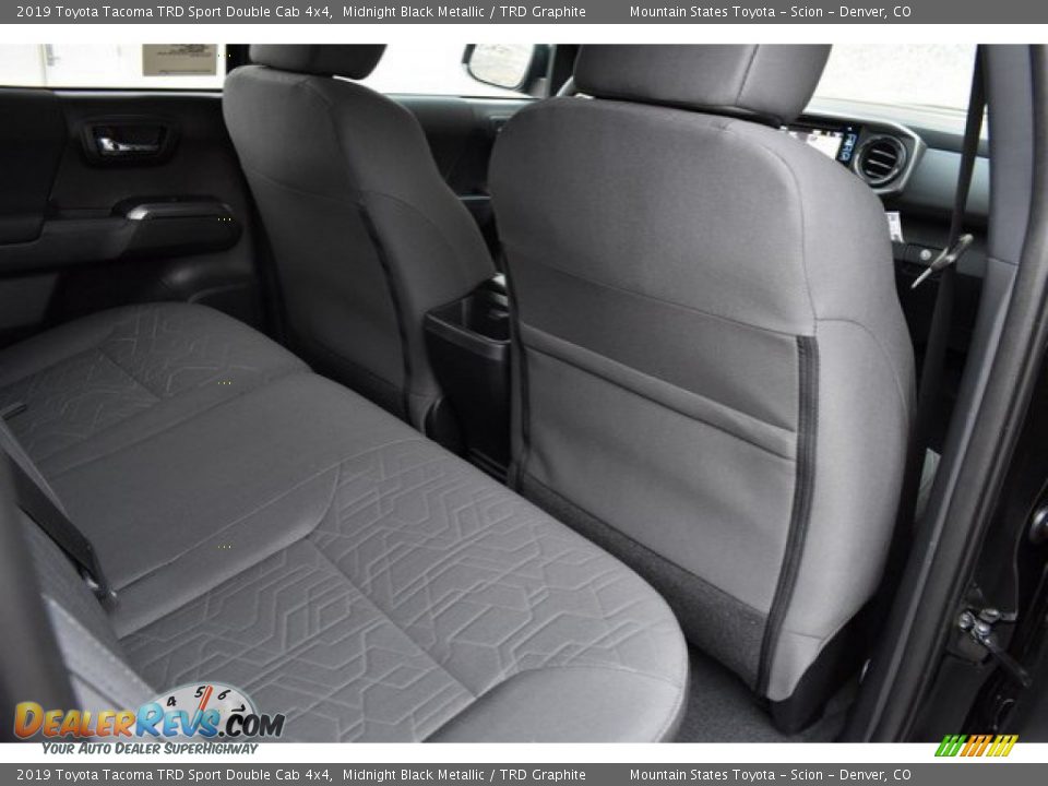 2019 Toyota Tacoma TRD Sport Double Cab 4x4 Midnight Black Metallic / TRD Graphite Photo #17