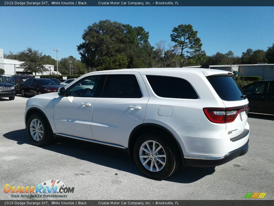 2019 Dodge Durango SXT White Knuckle / Black Photo #3