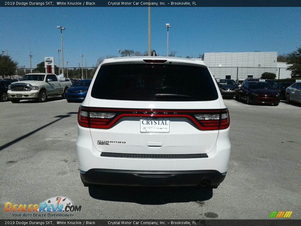 2019 Dodge Durango SXT White Knuckle / Black Photo #4