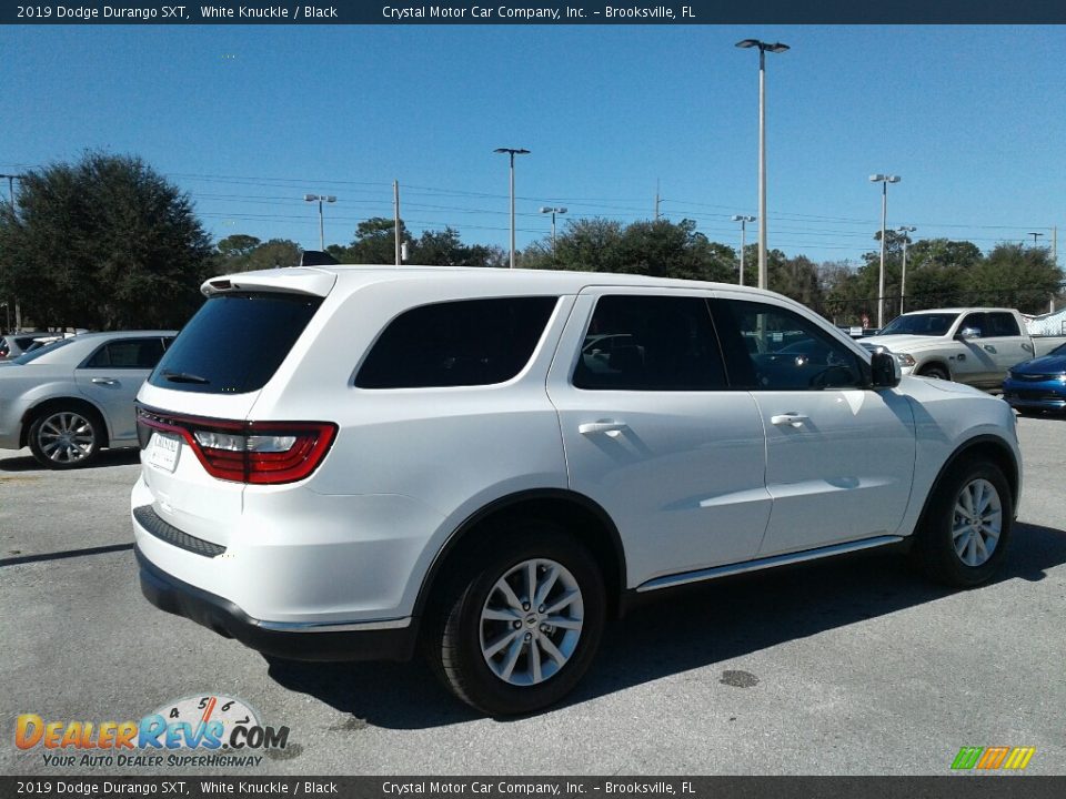 2019 Dodge Durango SXT White Knuckle / Black Photo #5