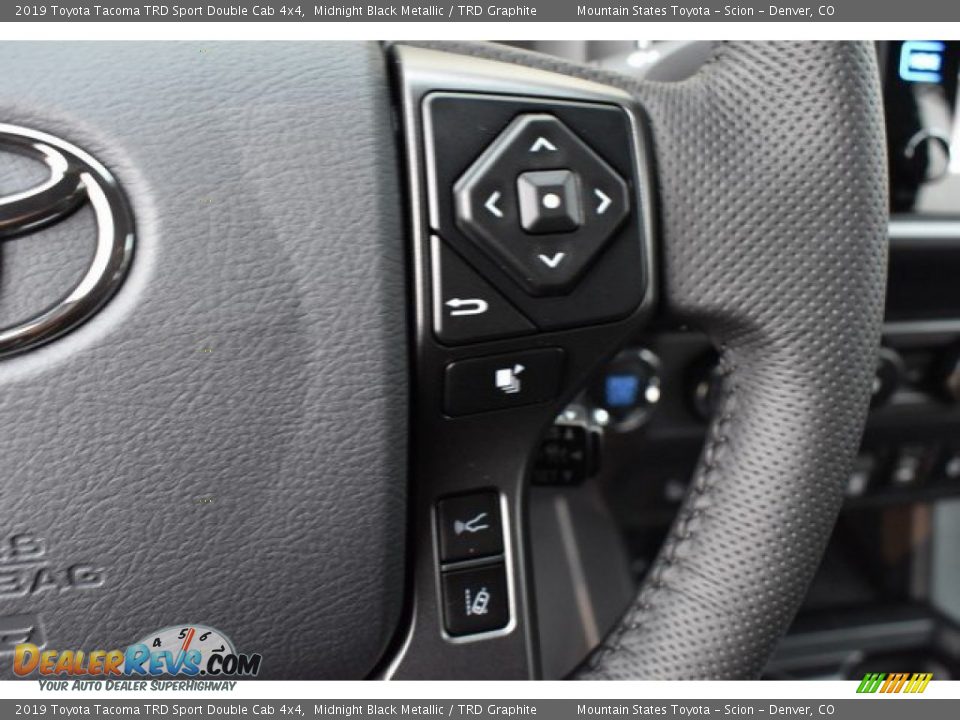 2019 Toyota Tacoma TRD Sport Double Cab 4x4 Midnight Black Metallic / TRD Graphite Photo #27