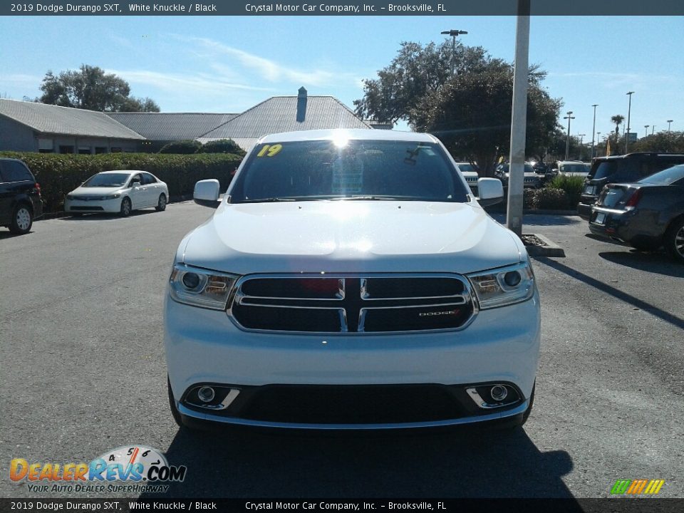 2019 Dodge Durango SXT White Knuckle / Black Photo #8