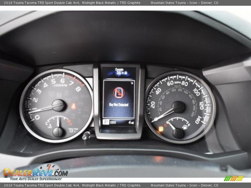 2019 Toyota Tacoma TRD Sport Double Cab 4x4 Midnight Black Metallic / TRD Graphite Photo #28