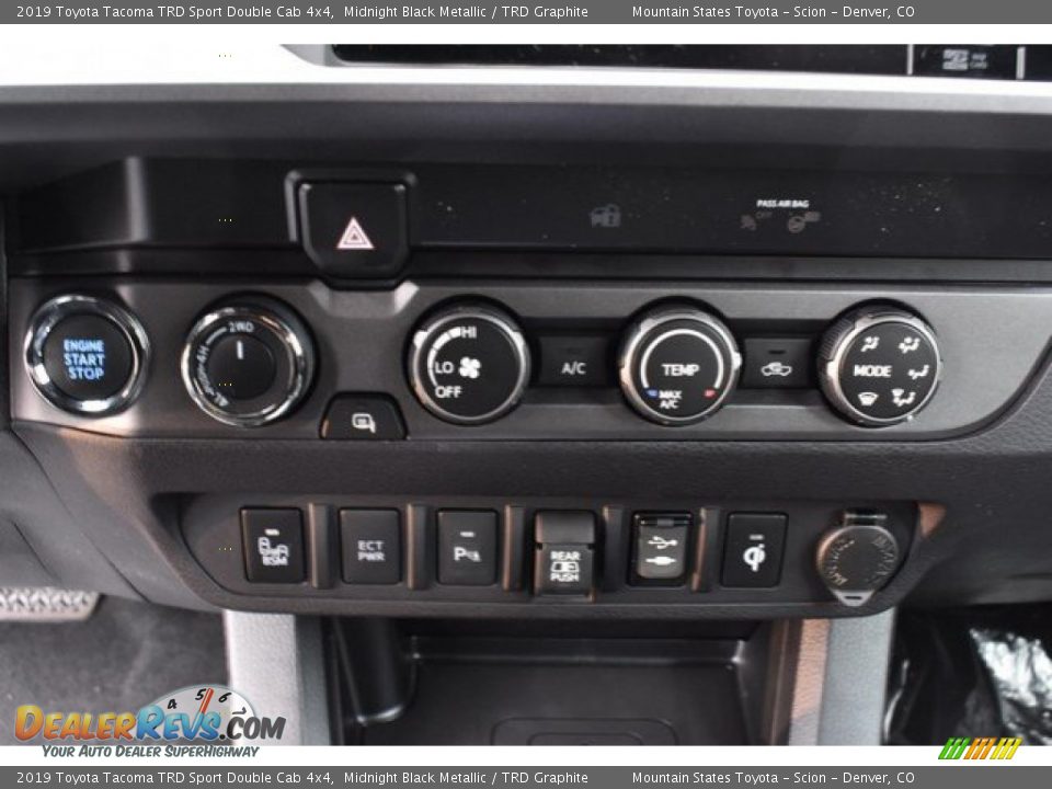2019 Toyota Tacoma TRD Sport Double Cab 4x4 Midnight Black Metallic / TRD Graphite Photo #29