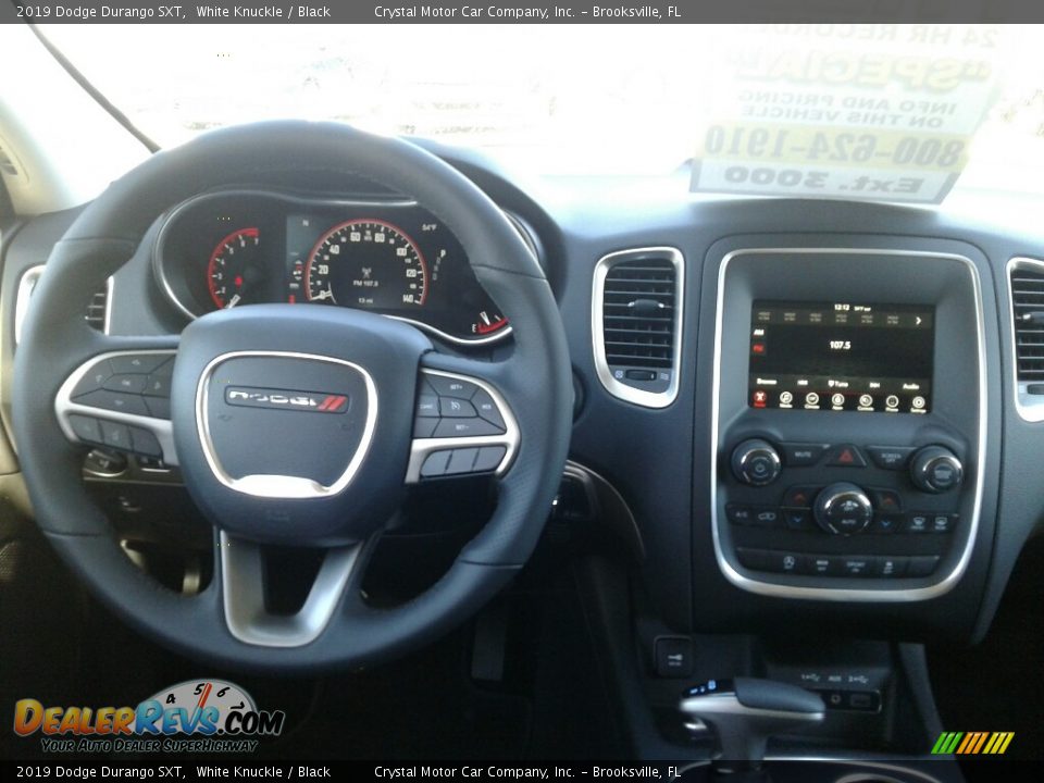 2019 Dodge Durango SXT White Knuckle / Black Photo #13