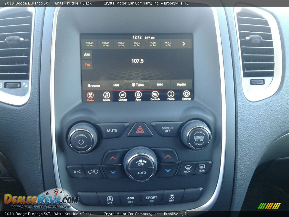 2019 Dodge Durango SXT White Knuckle / Black Photo #15