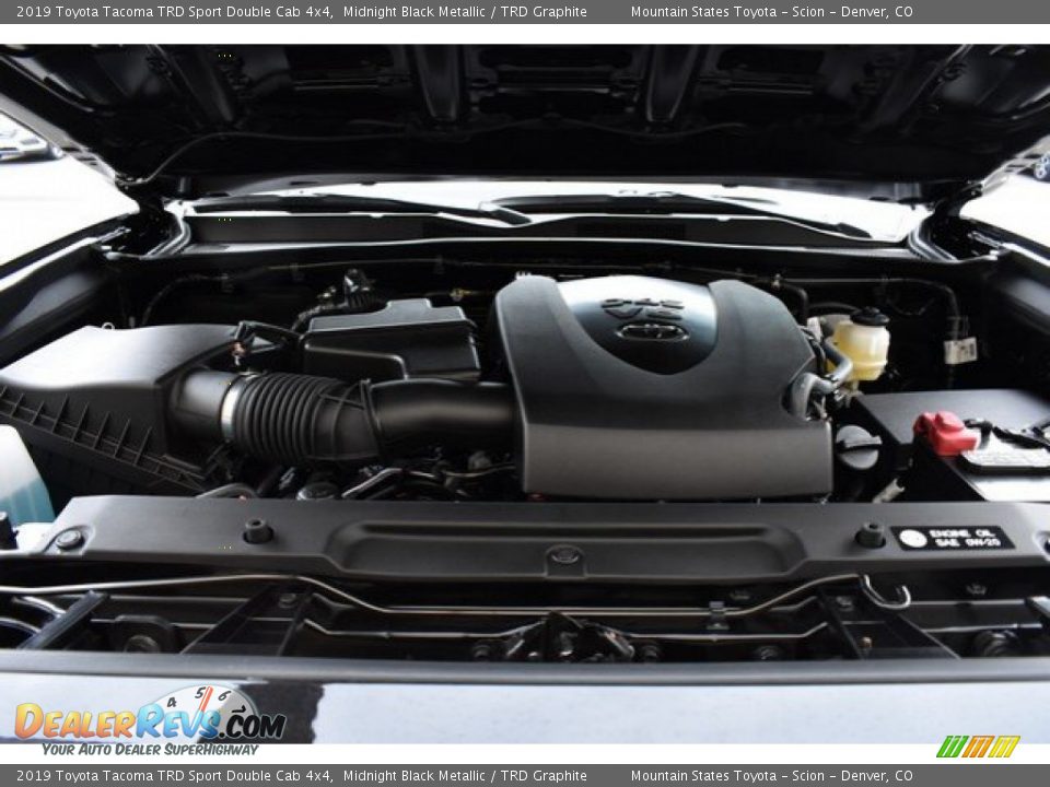 2019 Toyota Tacoma TRD Sport Double Cab 4x4 Midnight Black Metallic / TRD Graphite Photo #31