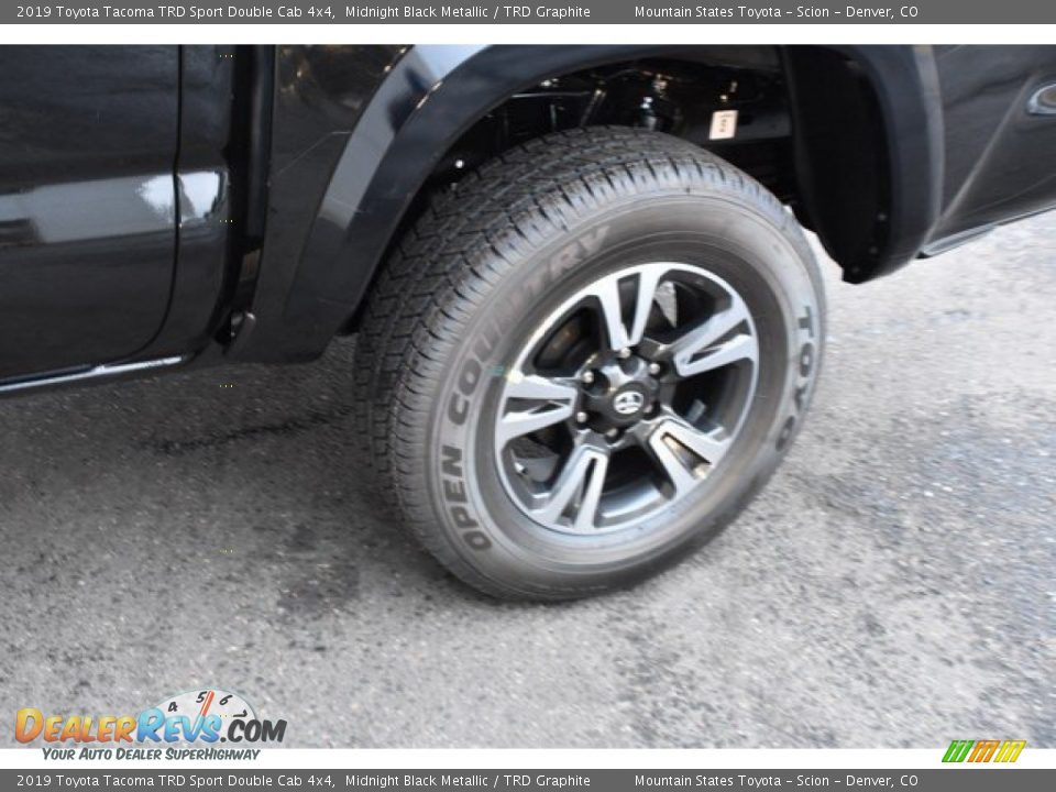 2019 Toyota Tacoma TRD Sport Double Cab 4x4 Midnight Black Metallic / TRD Graphite Photo #33