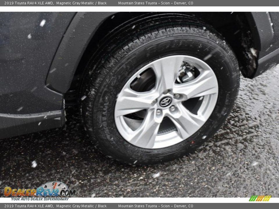 2019 Toyota RAV4 XLE AWD Magnetic Gray Metallic / Black Photo #34