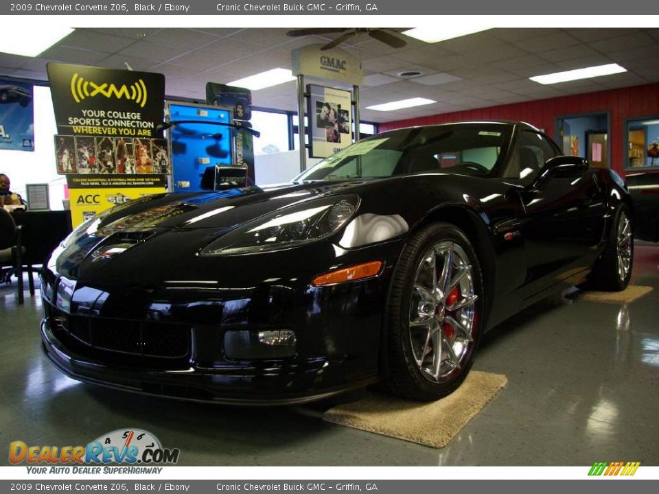 2009 Chevrolet Corvette Z06 Black / Ebony Photo #1