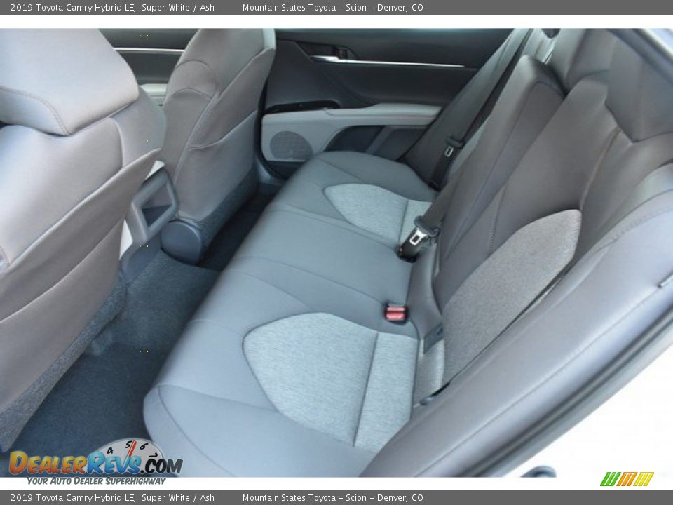 Rear Seat of 2019 Toyota Camry Hybrid LE Photo #14