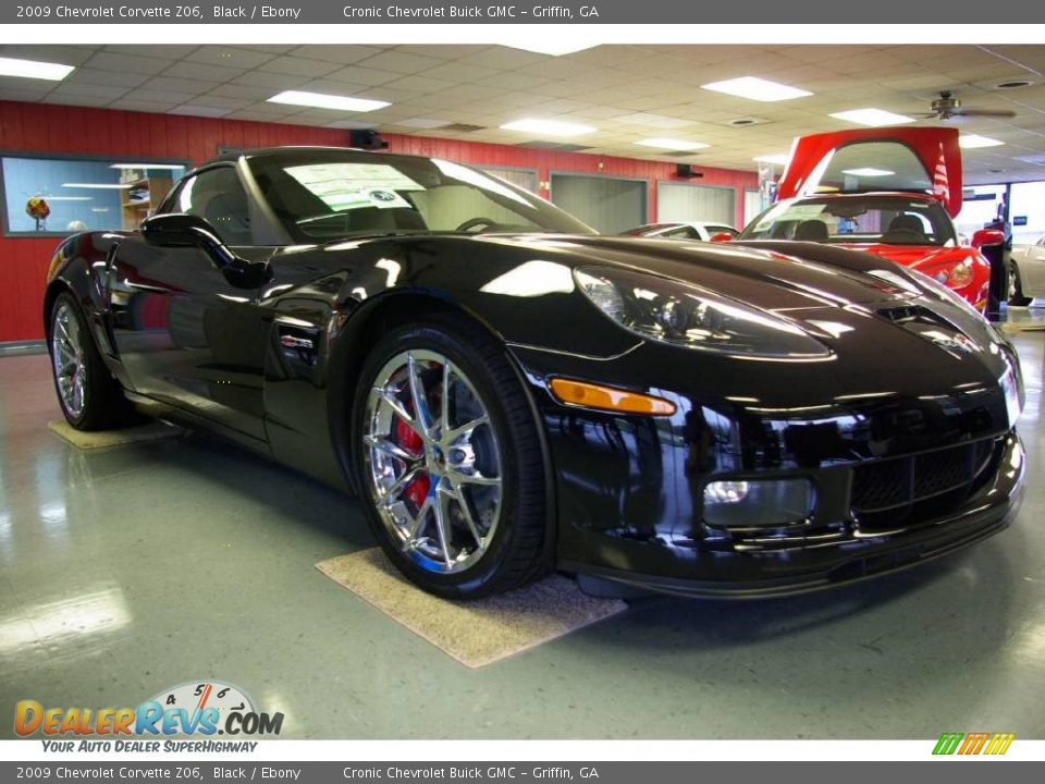 2009 Chevrolet Corvette Z06 Black / Ebony Photo #3