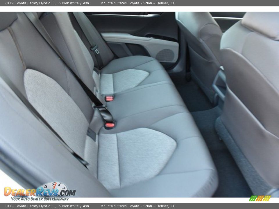 Rear Seat of 2019 Toyota Camry Hybrid LE Photo #17