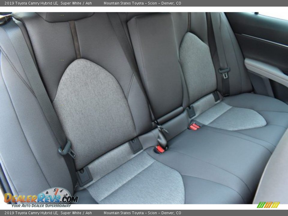 Rear Seat of 2019 Toyota Camry Hybrid LE Photo #18