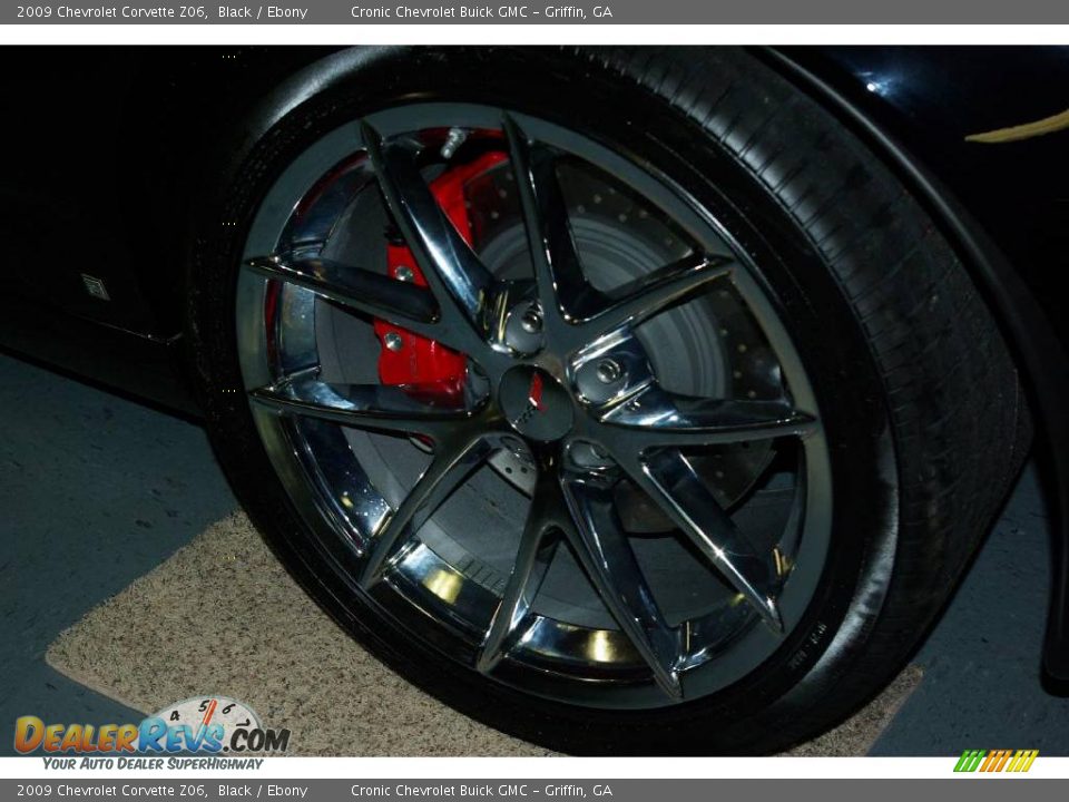 2009 Chevrolet Corvette Z06 Black / Ebony Photo #7