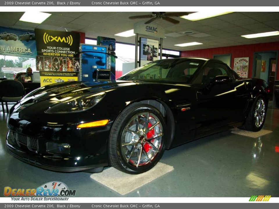 2009 Chevrolet Corvette Z06 Black / Ebony Photo #8