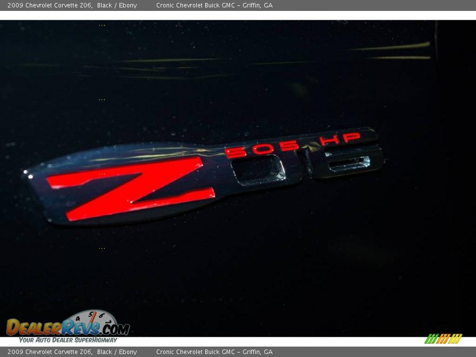 2009 Chevrolet Corvette Z06 Black / Ebony Photo #9