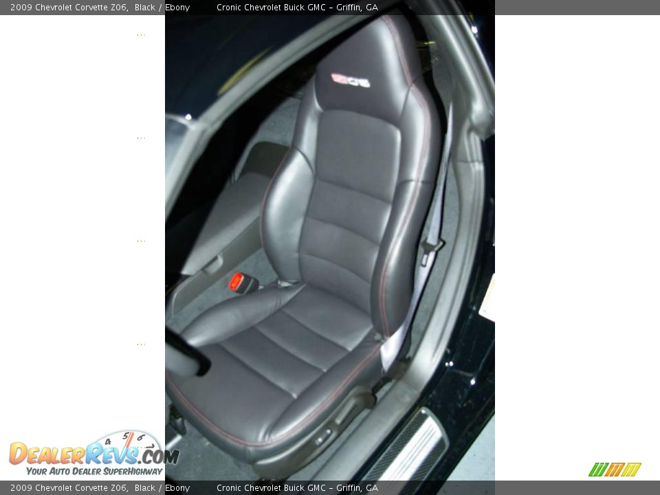 2009 Chevrolet Corvette Z06 Black / Ebony Photo #10