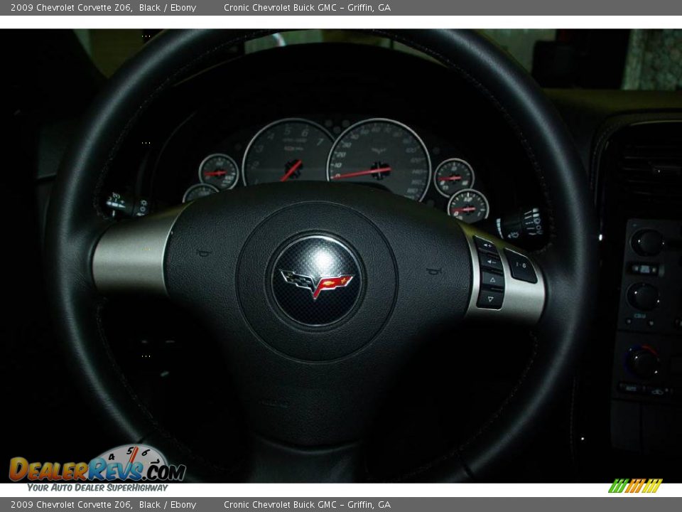 2009 Chevrolet Corvette Z06 Black / Ebony Photo #16