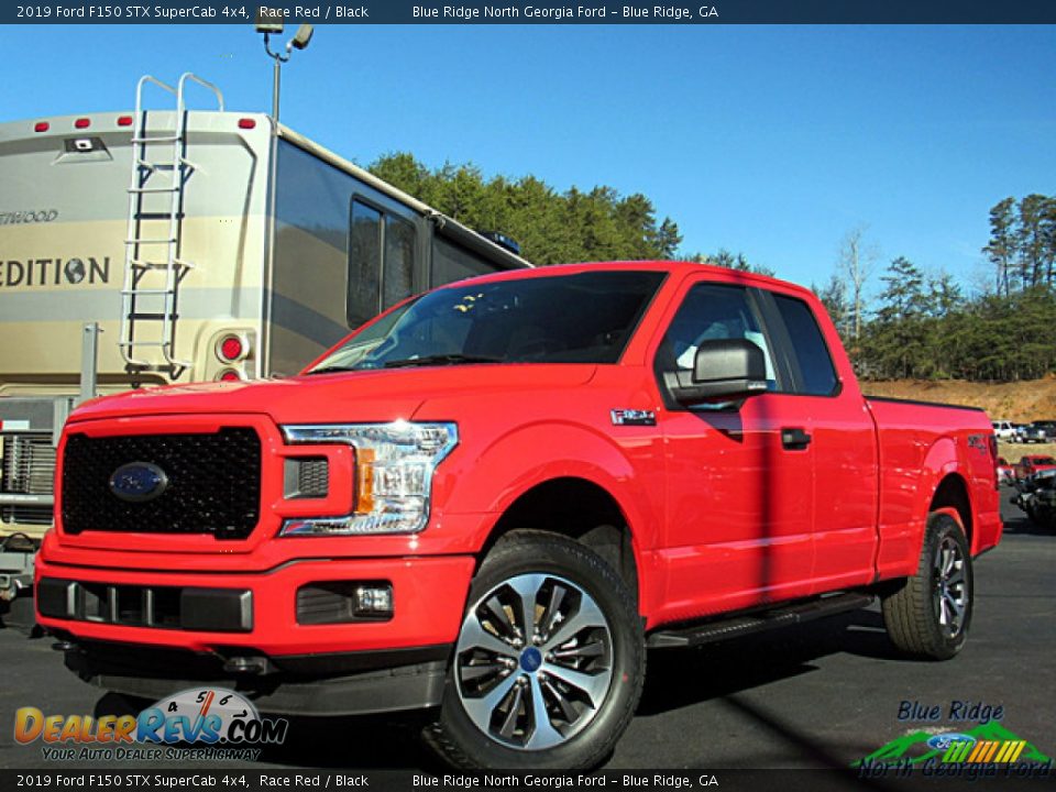 2019 Ford F150 STX SuperCab 4x4 Race Red / Black Photo #1
