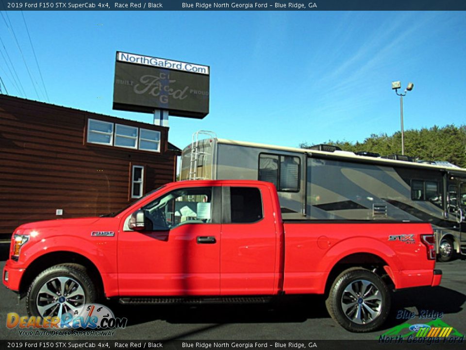 2019 Ford F150 STX SuperCab 4x4 Race Red / Black Photo #2