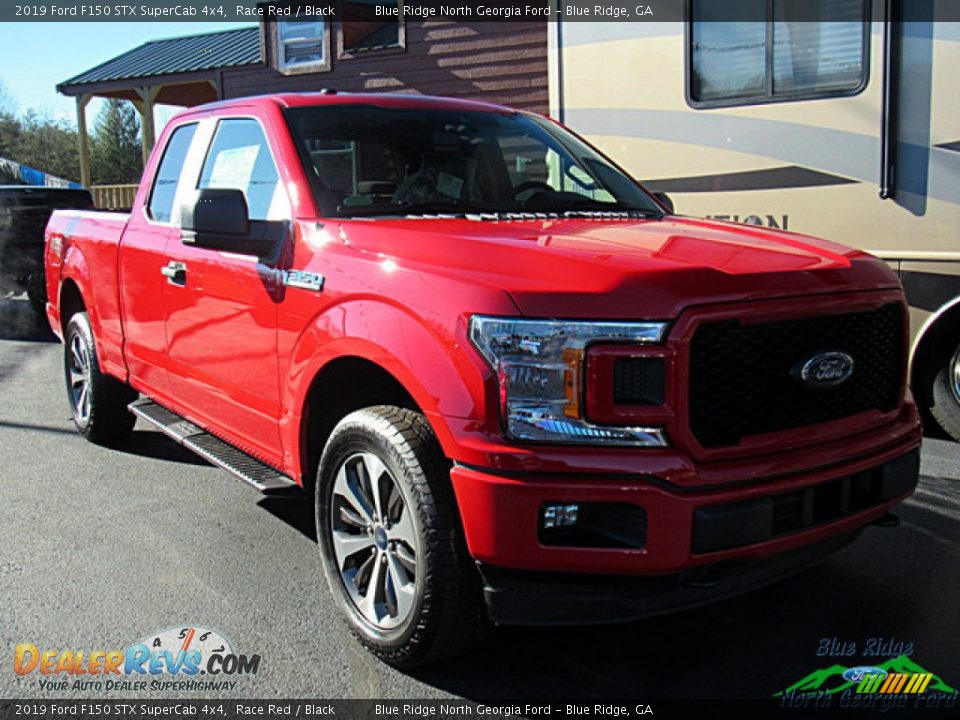 2019 Ford F150 STX SuperCab 4x4 Race Red / Black Photo #7