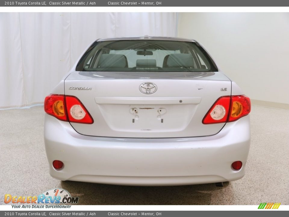 2010 Toyota Corolla LE Classic Silver Metallic / Ash Photo #13