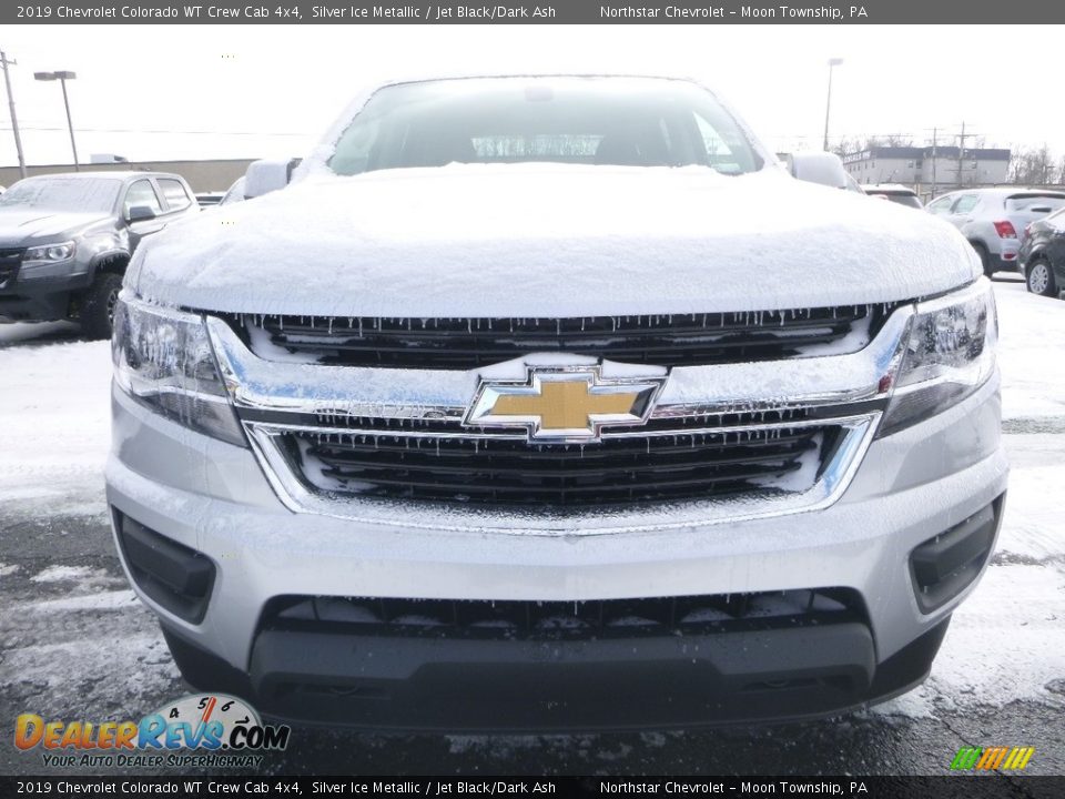 2019 Chevrolet Colorado WT Crew Cab 4x4 Silver Ice Metallic / Jet Black/Dark Ash Photo #11