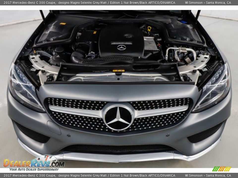 2017 Mercedes-Benz C 300 Coupe designo Magno Selenite Grey Matt / Edition 1 Nut Brown/Black ARTICO/DINAMICA Photo #16