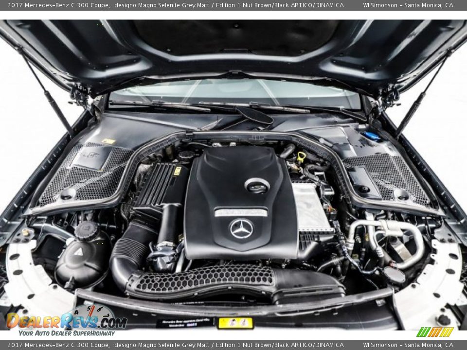 2017 Mercedes-Benz C 300 Coupe designo Magno Selenite Grey Matt / Edition 1 Nut Brown/Black ARTICO/DINAMICA Photo #17