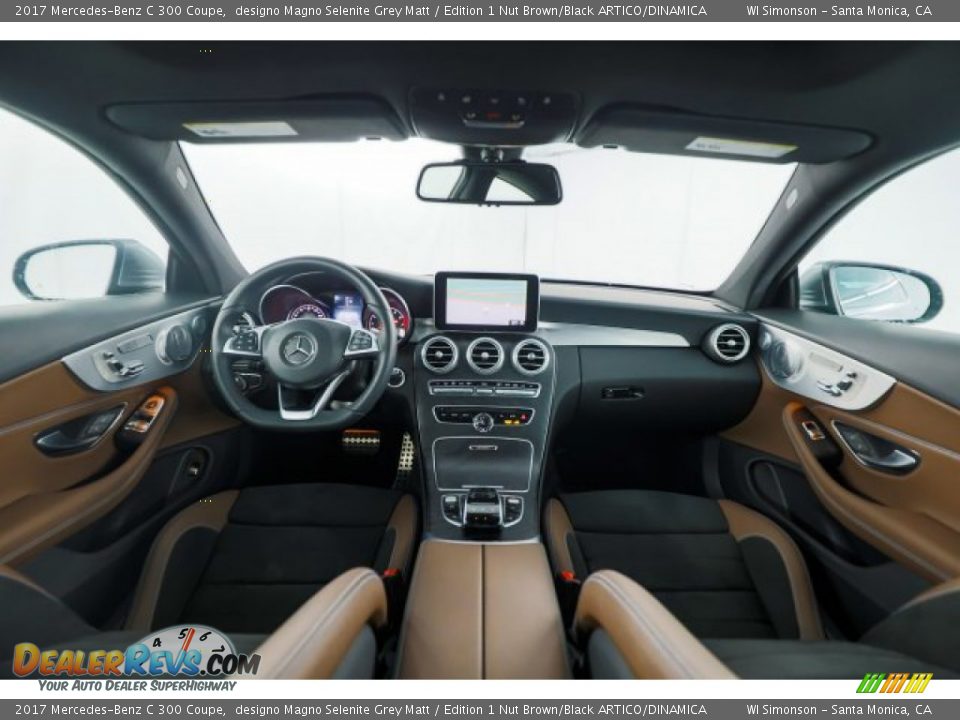 2017 Mercedes-Benz C 300 Coupe designo Magno Selenite Grey Matt / Edition 1 Nut Brown/Black ARTICO/DINAMICA Photo #22